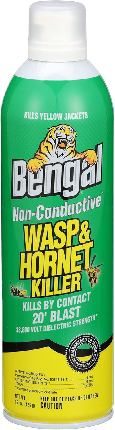 Bengal® Non-Conductive Wasp &amp; Hornet Killer – 15 oz, Long-Range Spray