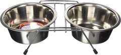 Loving Pets Double Diner Dog Bowl – 1 Quart
