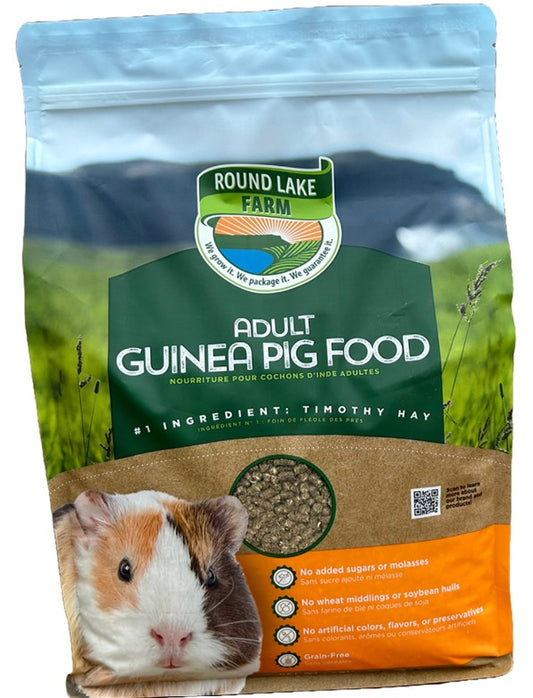 Round Lake Farm Adult Guinea Diet Pig Food - 8 lb