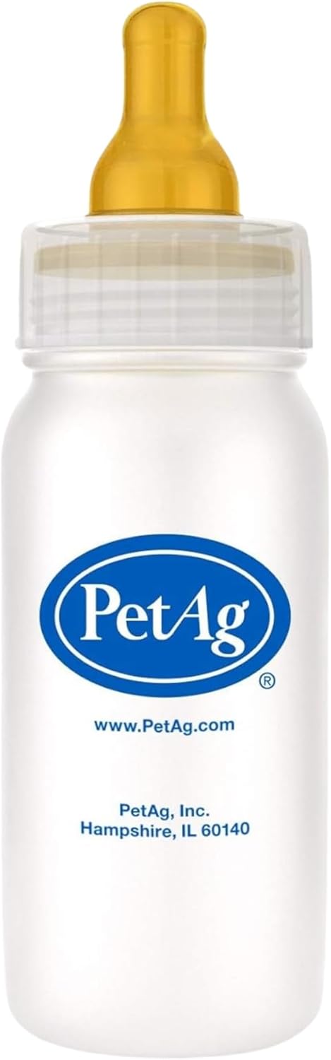 Pet-Ag Nurser Bottle - 4 oz - Promotes the Natural Feeding of Liquids - Designed for Larger Animals - Durable & Easy to Clean