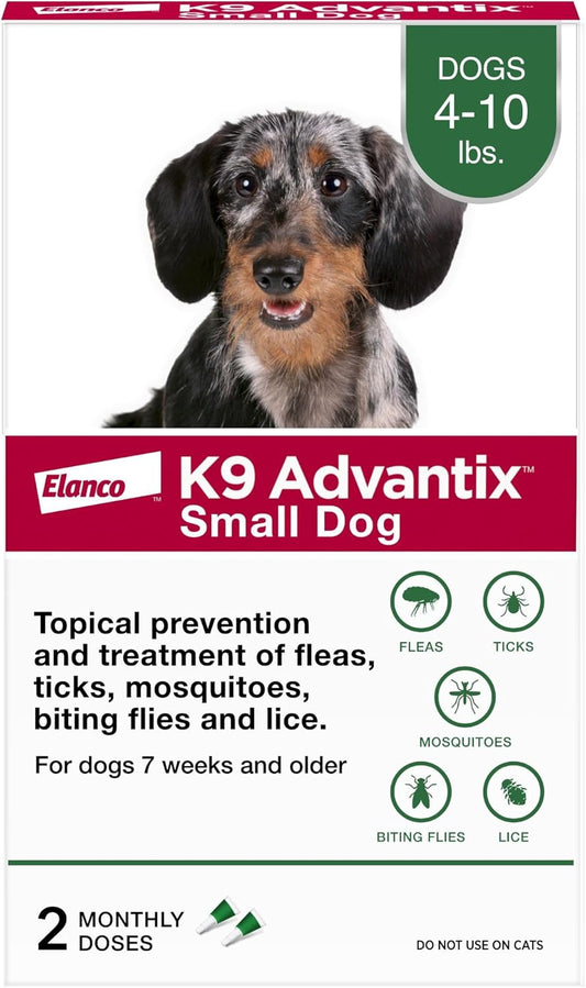 K9 Advantix™ II for Small Dogs – 2 Monthly Doses