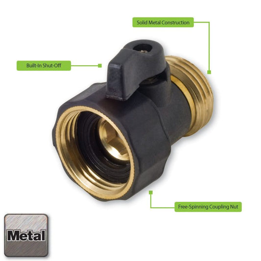 Metal Valve with Shutoff