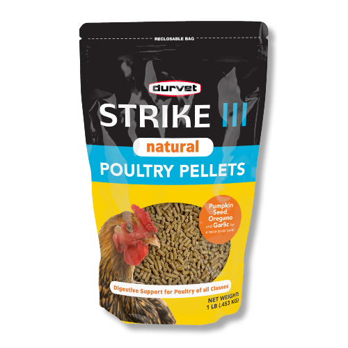 Durvet® Strike III Natural Poultry Pellets – 1 lb