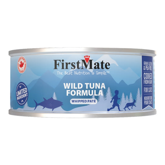 FirstMate Grain-Free Tuna Wet Cat Food (Pâté) – 3.2oz Cans (Case of 24)
