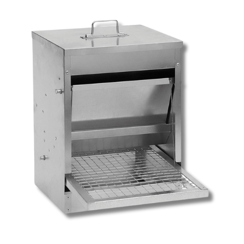 Little Giant® Galvanized Treadle Poultry Feeder