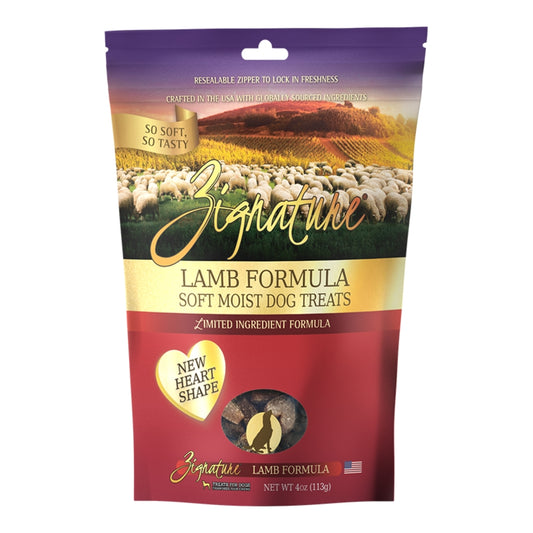 Zignature Dog Soft & Moist Grain-Free Lamb Treats – 4 oz