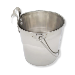 QT Dog® Flat Sided Bucket w/ Hooks (13 qt.)