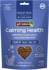 Get Naked® Cat Calming Treats – Crunchy Salmon & Cheese Flavor (2.5 oz)