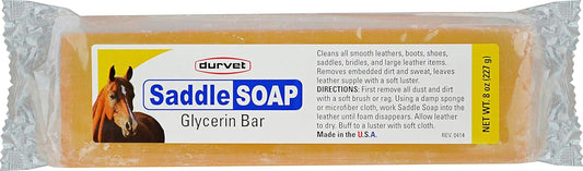 Durvet® Saddle Soap Glycerin Bar – Leather Cleaner & Conditioner