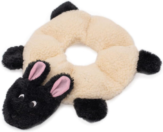 ZippyPaws Loopy -  Dogs toys, Soft Plush Puppy Products, Sheep