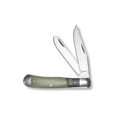 American Buffalo® Roper Trapper Rattler Micarta Knife