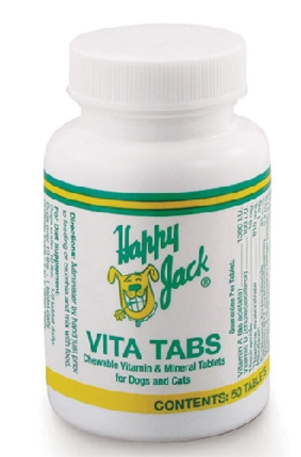 Happy Jack® Vita-Tabs – 50 Tablets