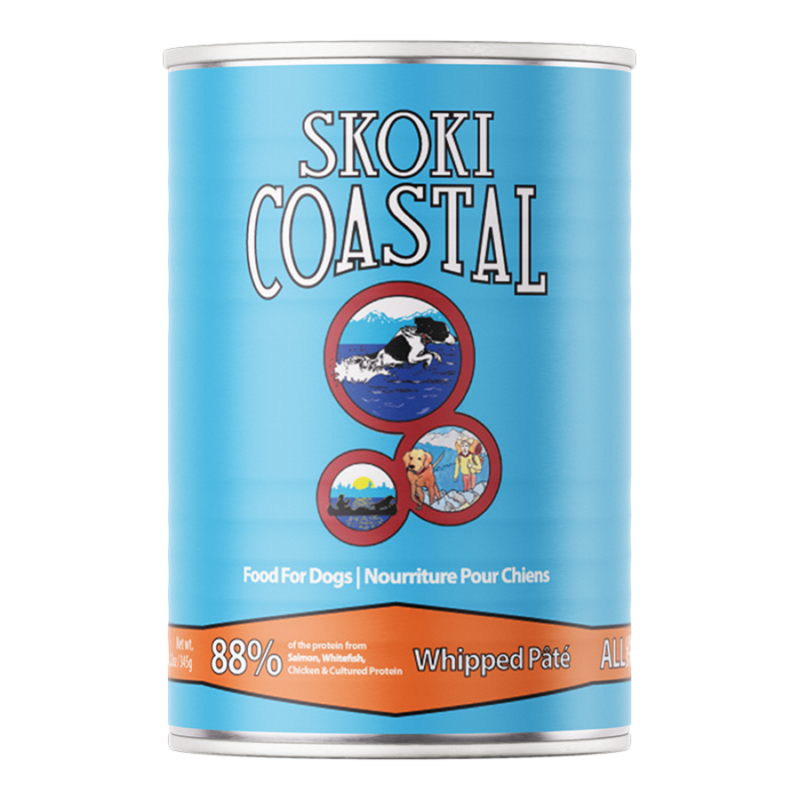FirstMate Skoki Coastal Wet Dog Food (Pâté) – 12.2oz Can (Single)