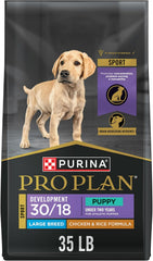 Purina Pro Plan Large Breed Puppy Chicken & Rice Dry Dog Food – 35 lb Bag