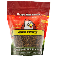 Happy Hen Treats® Grub Frenzy™ Dried Black Soldier Fly Larvae