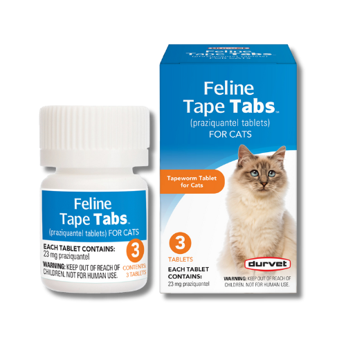 Durvet Feline Tape Tabs for Cats & Kittens 3 ct.