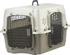 Pet Lodge® Two Door Dog Crate | Designed for Air Transport | Dog Kennel | Easy to Clean Crate for Pets