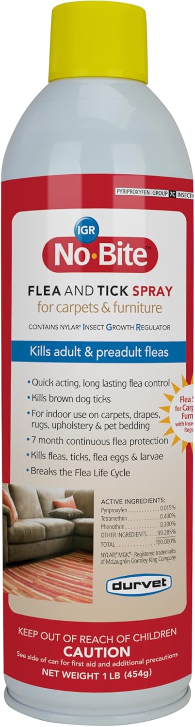 Durvet® No-Bite™ IGR House & Carpet Spray – 16 oz