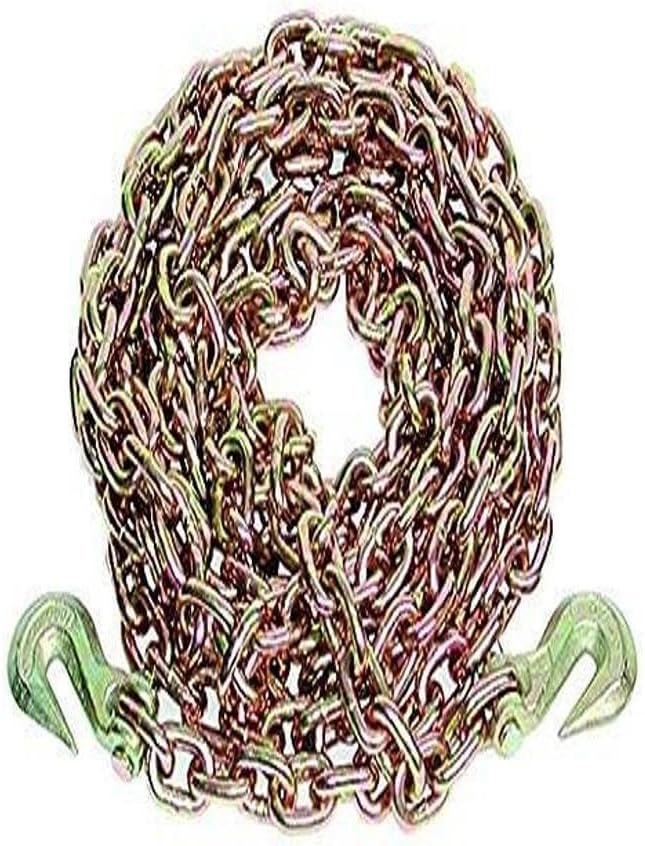 Ancra Cargo® 5/16" x 20' Grade 70 Chain with Clevis Hooks – Heavy-Duty Tie-Down Chain