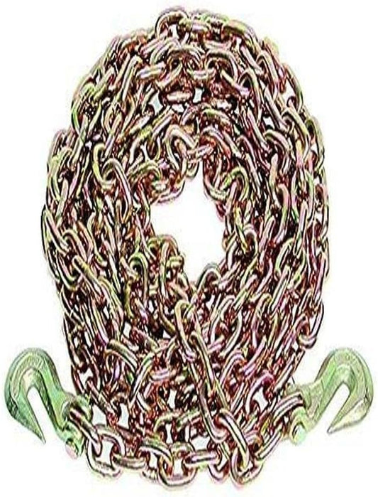 Ancra Cargo® 5/16" x 20' Grade 70 Chain with Clevis Hooks – Heavy-Duty Tie-Down Chain