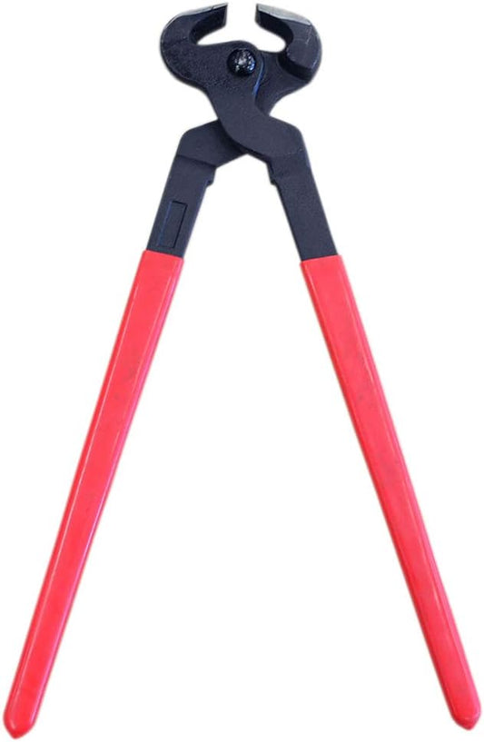 HILASON Western Horse Hoof Nippers with Red PVC Covered Handle