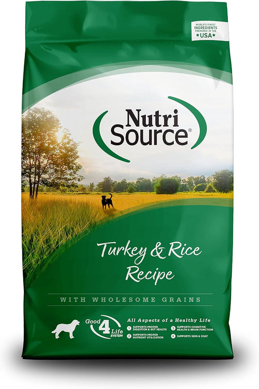 NutriSource Turkey & Rice Dog Food 4lb