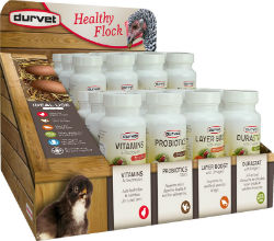 Durvet® Healthy Flock® Poultry Display  24-count