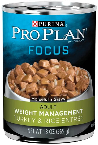 Purina Pro Plan Turkey & Rice Morsel in GravyDog wet food – 12 Pack 13 oz Cans
