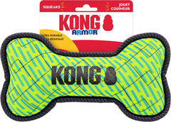 KONG Armor Bone Dog Toy – Medium, Durable Fabric Chew & Tug Toy