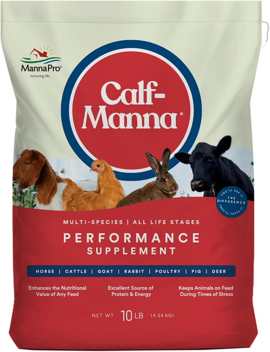 Manna Pro® Calf-Manna® – 10 lb Multi-Species Performance Feed