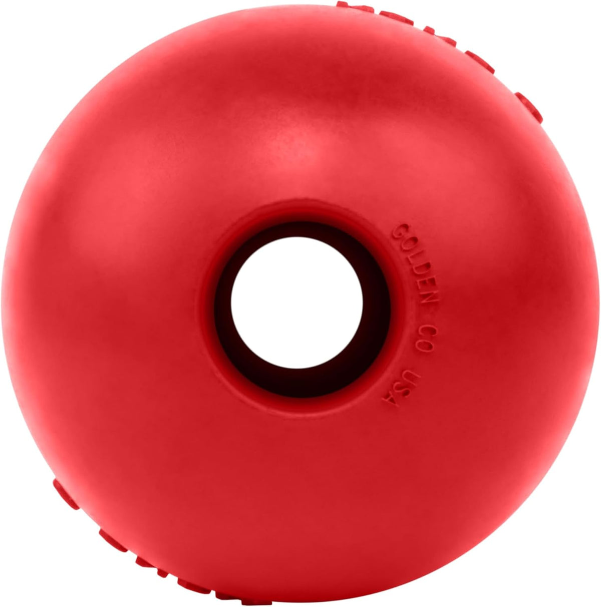 KONG Ball with Hole – Classic Natural Rubber Fetch Toy (Large)
