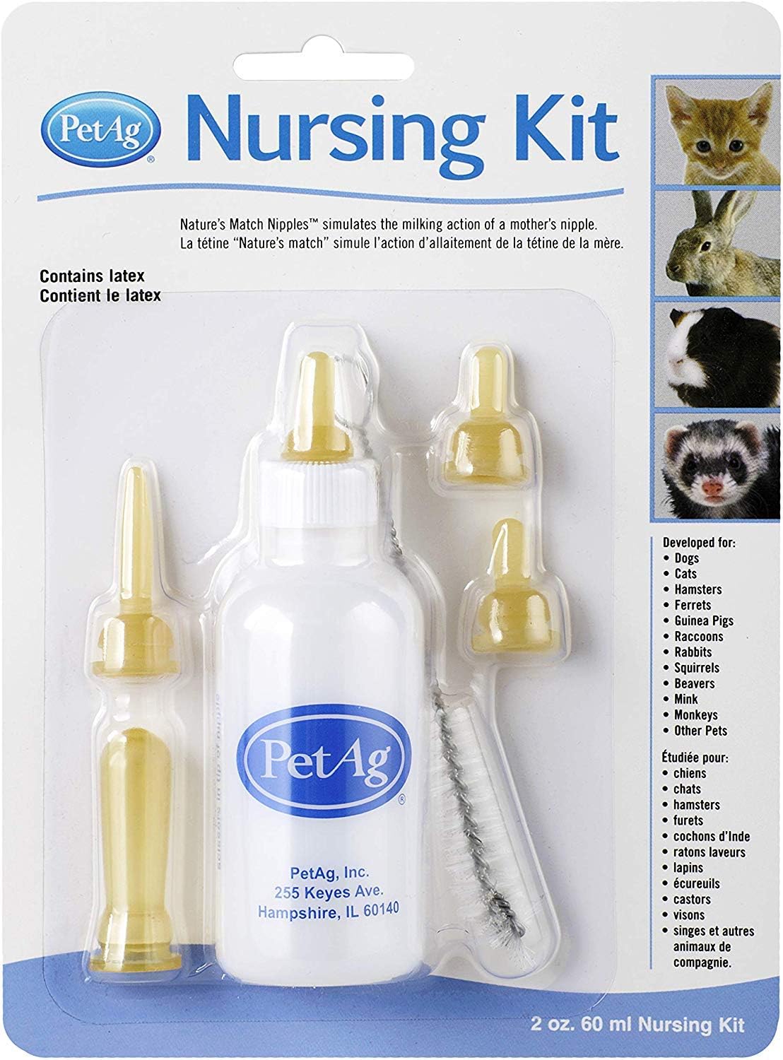 Pet Ag® Dog Nursing Bottles Kit Carded [Set of 3]
