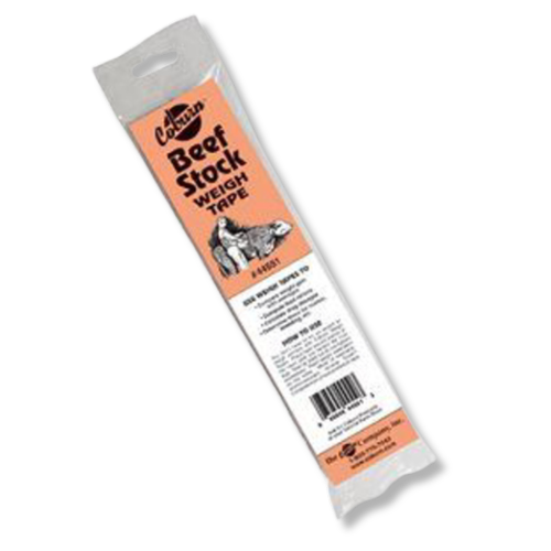 Beef Stock Weigh Tape – 108" Cattle Weight Measuring Tape