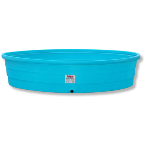 9' Poly Round Tank – 1,000 Gallon Capacity, Heavy-Duty Seamless Construction