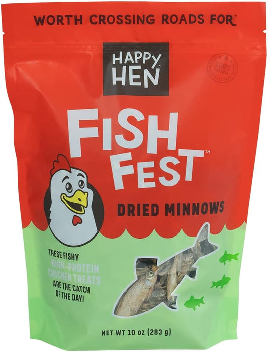 Happy Hen® Fish Fest Dried Minnow – 10 oz