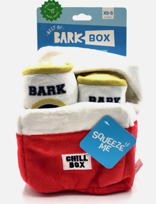 Bark Sub-Zero Camping Hero Red Plush Dog Toy Extra Small / Small