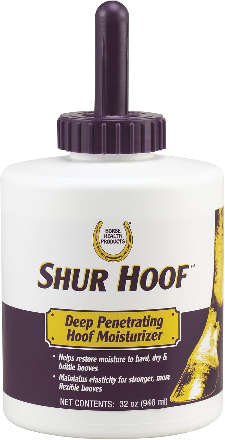 Shur Horse Hoof Moisturizer with Brush – 32 oz