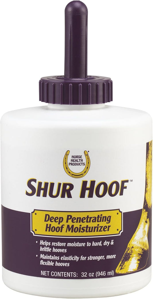 Shur Horse Hoof Moisturizer with Brush – 32 oz