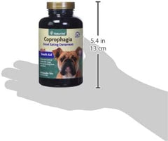 NaturVet – Coprophagia Stool Eating Deterrent Plus Breath Aid | Deters Dogs from Consuming Stool | Enhanced with Breath Freshener, Enzymes & Probiotics | 60 Chewable Tablets