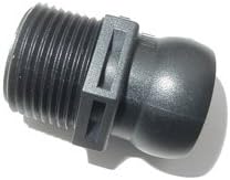 Lifegard Aquatics ARP270860 Ball Socket Pipe MPT Connector for Aquarium Pumps, 1/2-Inch