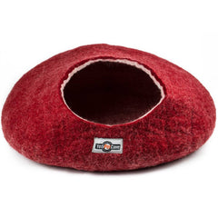Yeti Pet Cave Pet Bed for Cats and Small Dogs, 100% New Zealand Wool
