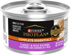 Purina Pro Plan Turkey & Rice Wet Cat Food in Gravy – 24 Pack 3 oz Pull-Top Cans
