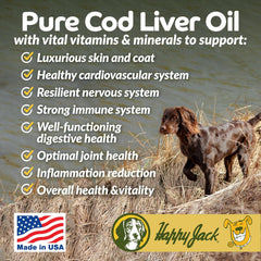 Happy Jack® Cod Liver Oil – 16 oz