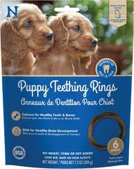 N-Bone® Puppy Teething Rings – Peanut Butter Flavor