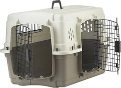 Pet Lodge® Two Door Dog Crate | Designed for Air Transport | Dog Kennel | Easy to Clean Crate for Pets
