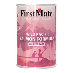 FirstMate Grain-Free Wild Salmon Wet Cat Food (Pâté) – 12.2oz Cans (Case of 12)