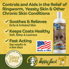 Happy Jack® Xylecide Anti-Fungal/Ringworm Shampoo – 12 oz