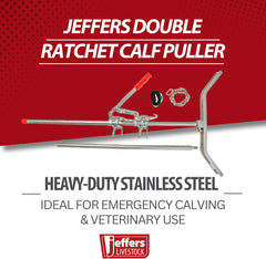 Agri-Pro® Champion Calf Puller- Stainless Steel Livestock Puller for Cow Deliveries