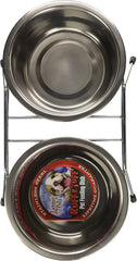 Loving Pets Double Diner Dog Bowl – 1 Quart