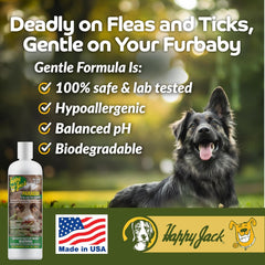 Happy Jack® Paracide Flea & Tick Shampoo – 8 oz